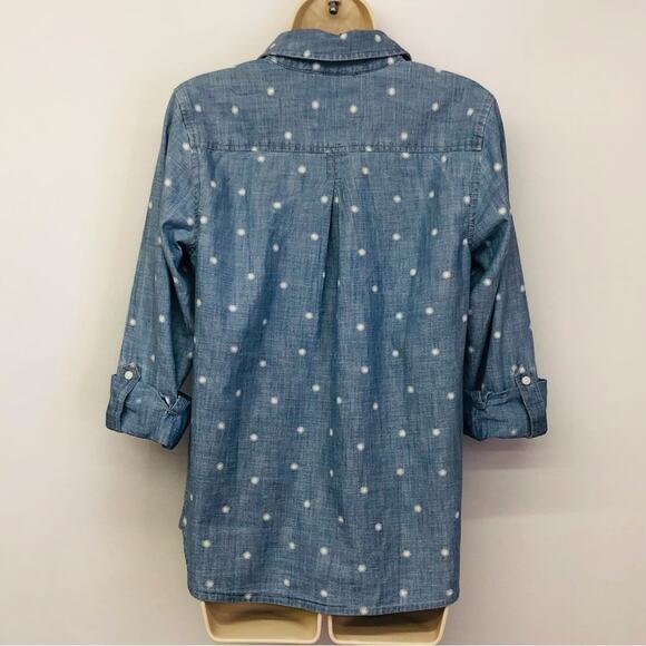 Tommy Hilfiger Chambray Popover Top - Picture 15 of 16